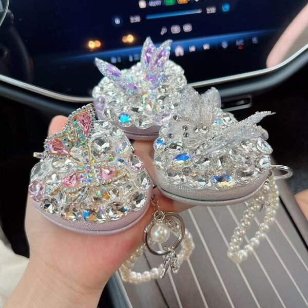 Sparkle Everywhere: 3D Butterfly - Heart Shaped Folding Mirror