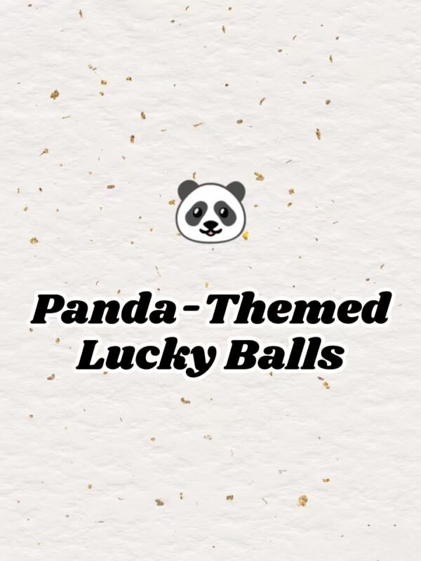 Panda-Themed Lucky Balls